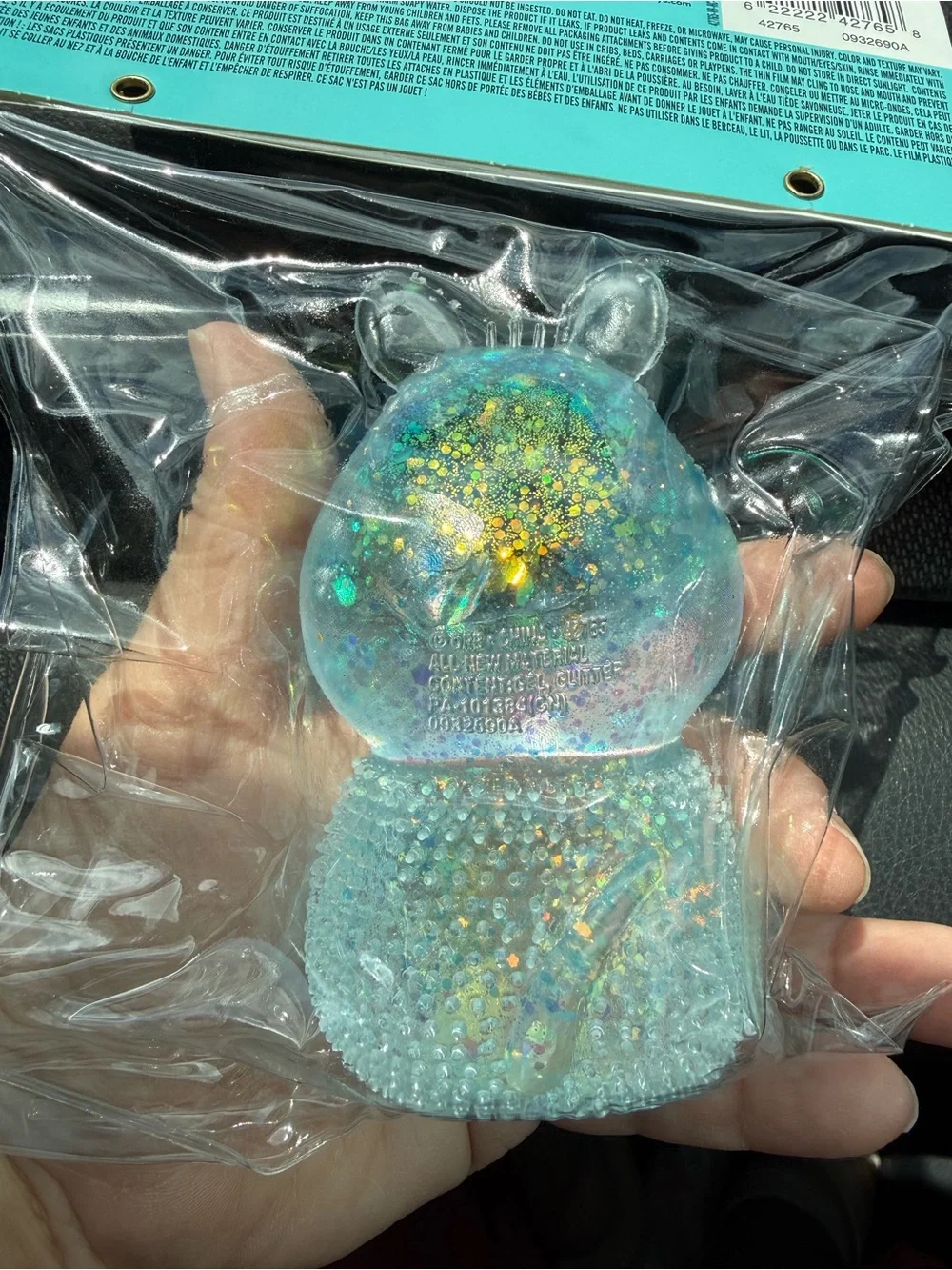SUGAR SWAPS Quokka Sensory Squeeze Toy – Iridescent Blue